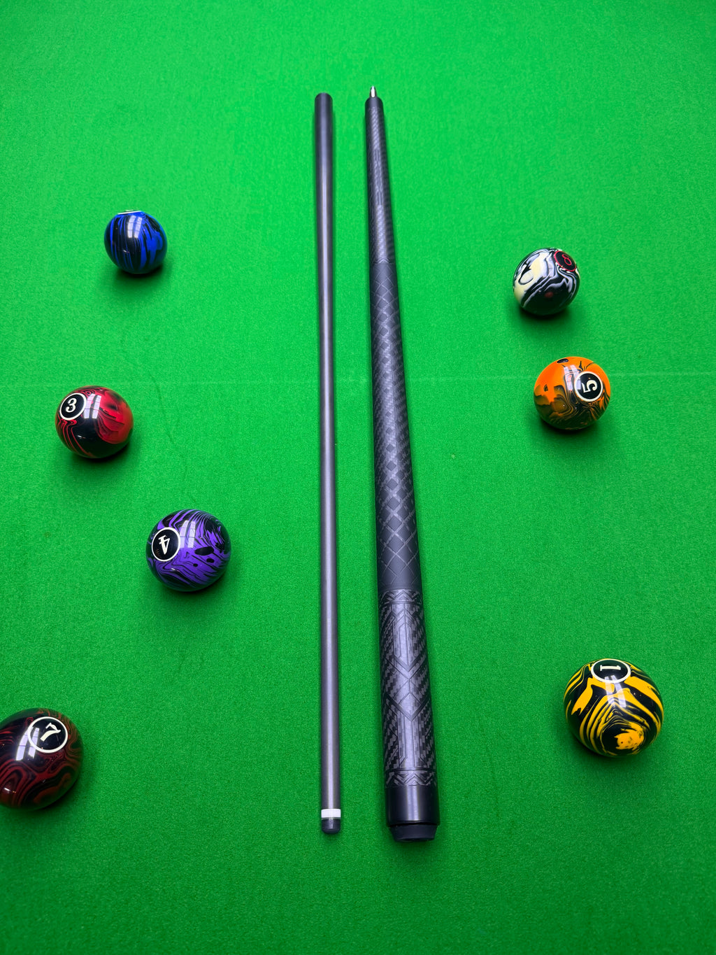 SERPENT Pro Taper 2pcs T700 Carbon Fibre Pool Cue