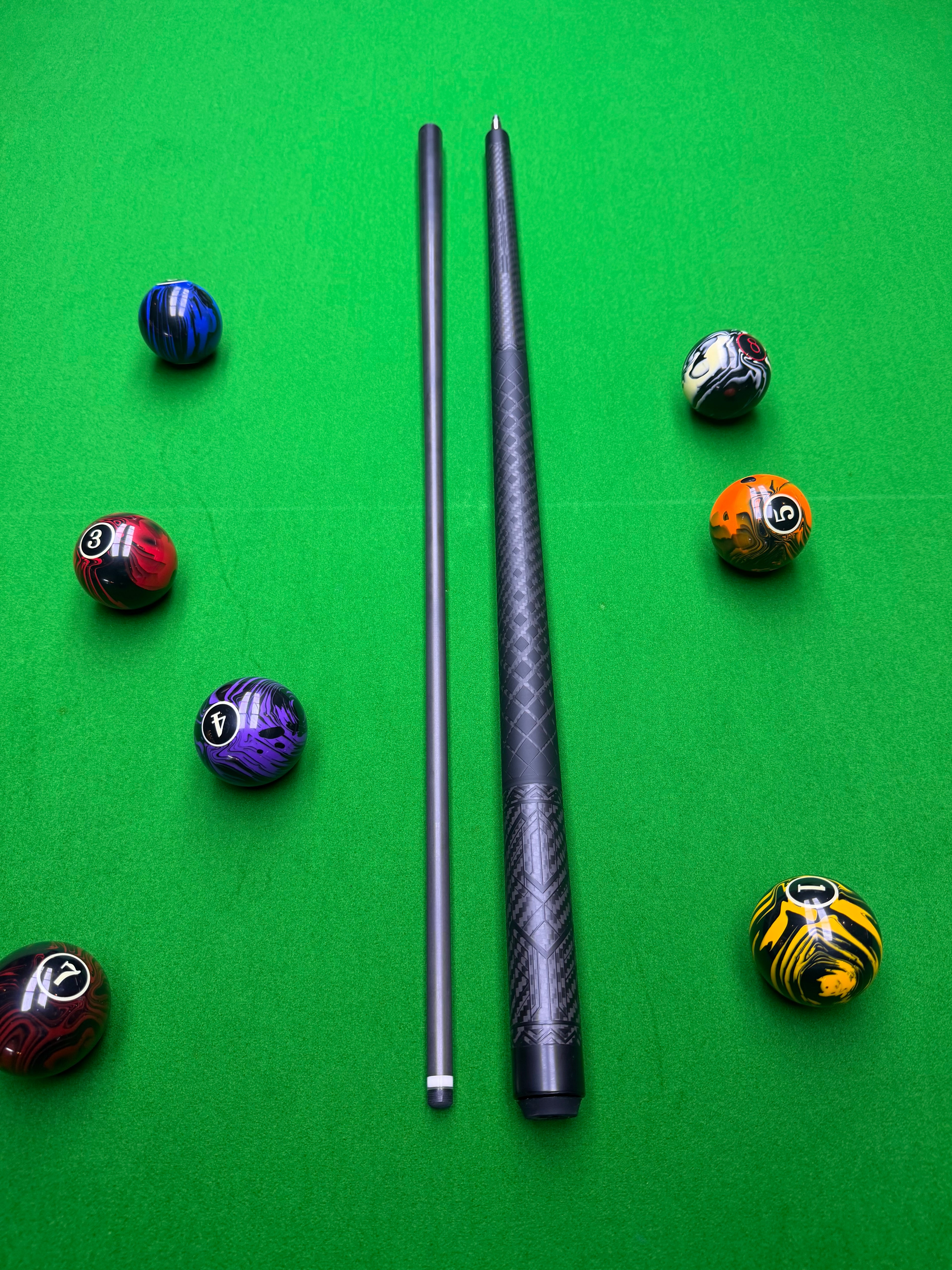 SERPENT Pro Taper 2pcs T700 Carbon Fibre Pool Cue