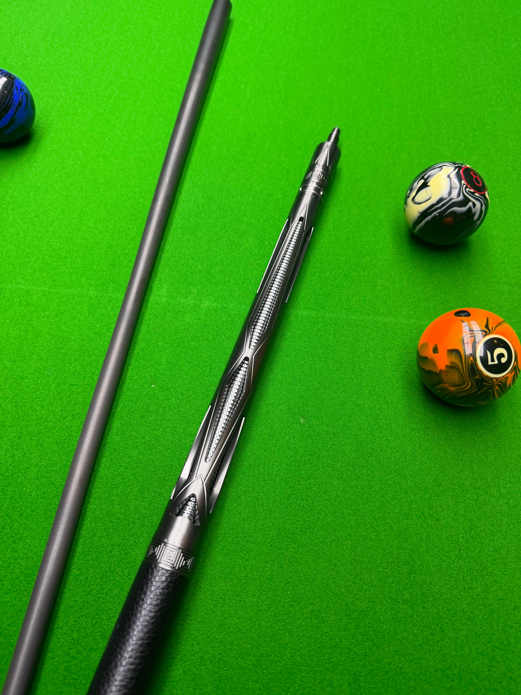 SERPENT Alloy Series Pro Taper 2pcs T700 Carbon Fibre Pool Cue
