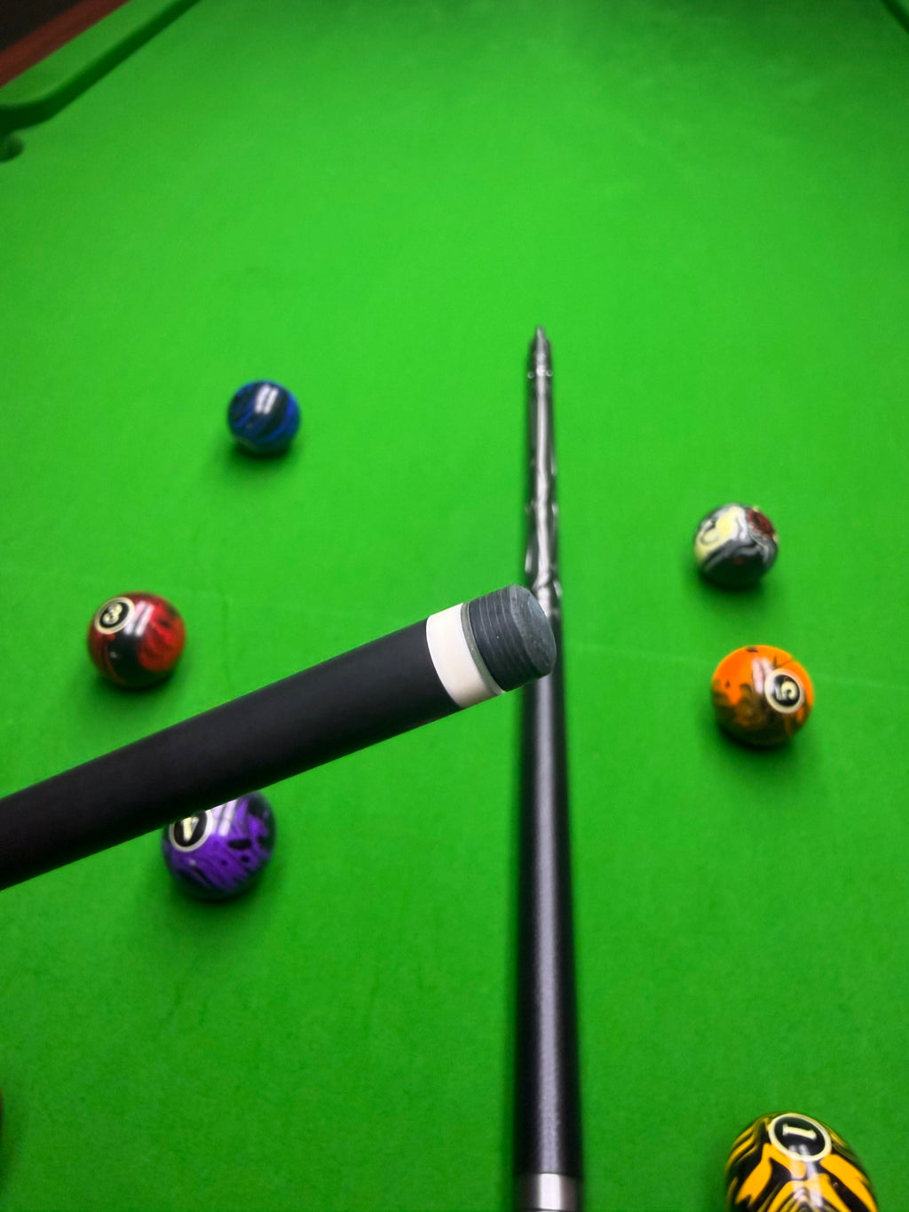 SERPENT Alloy Series Pro Taper 2pcs T700 Carbon Fibre Pool Cue